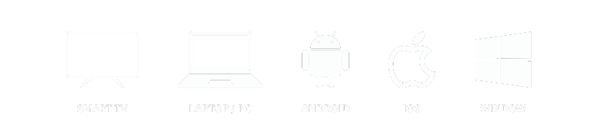 Kompatibla enheter: Smart TV, laptop, Android, iOS, Windows